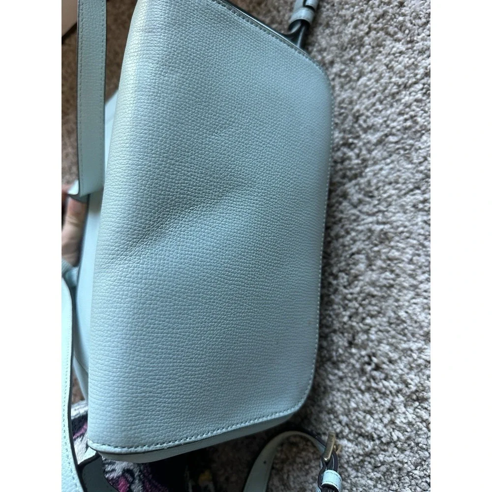 Kate Spade Mint Green Leather Backpack Purse